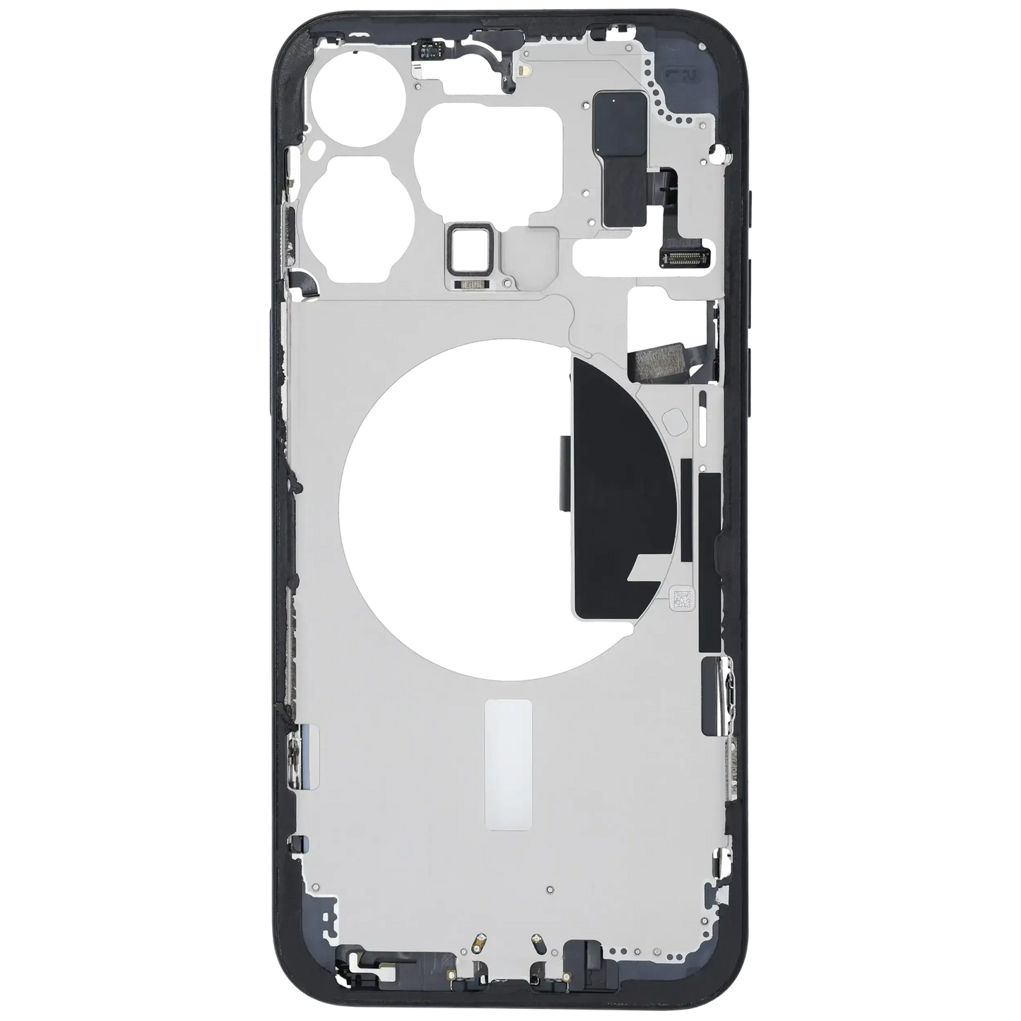 Mid-Frame Housing W/ Charging Port Flex & Small Parts For iPhone 15 Pro Max (US Version) (Pull) (Blue Titanium)