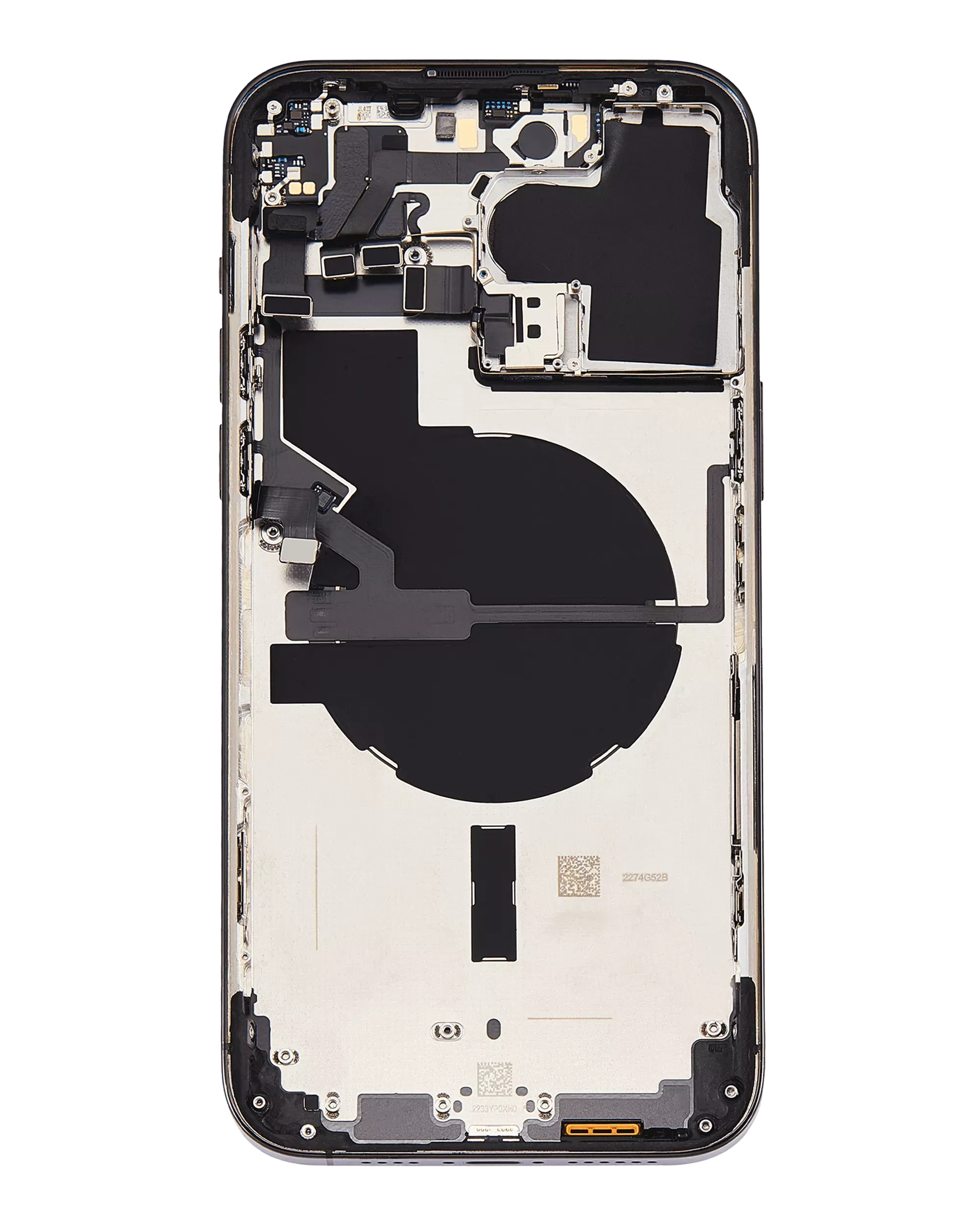 Back Housing W/ Small Parts For iPhone 14 Pro Max (US Version) (Pull) (Space Black)