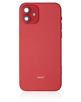Back Housing W/ Small Parts For iPhone 12 (US Version) (Pull) (Red)