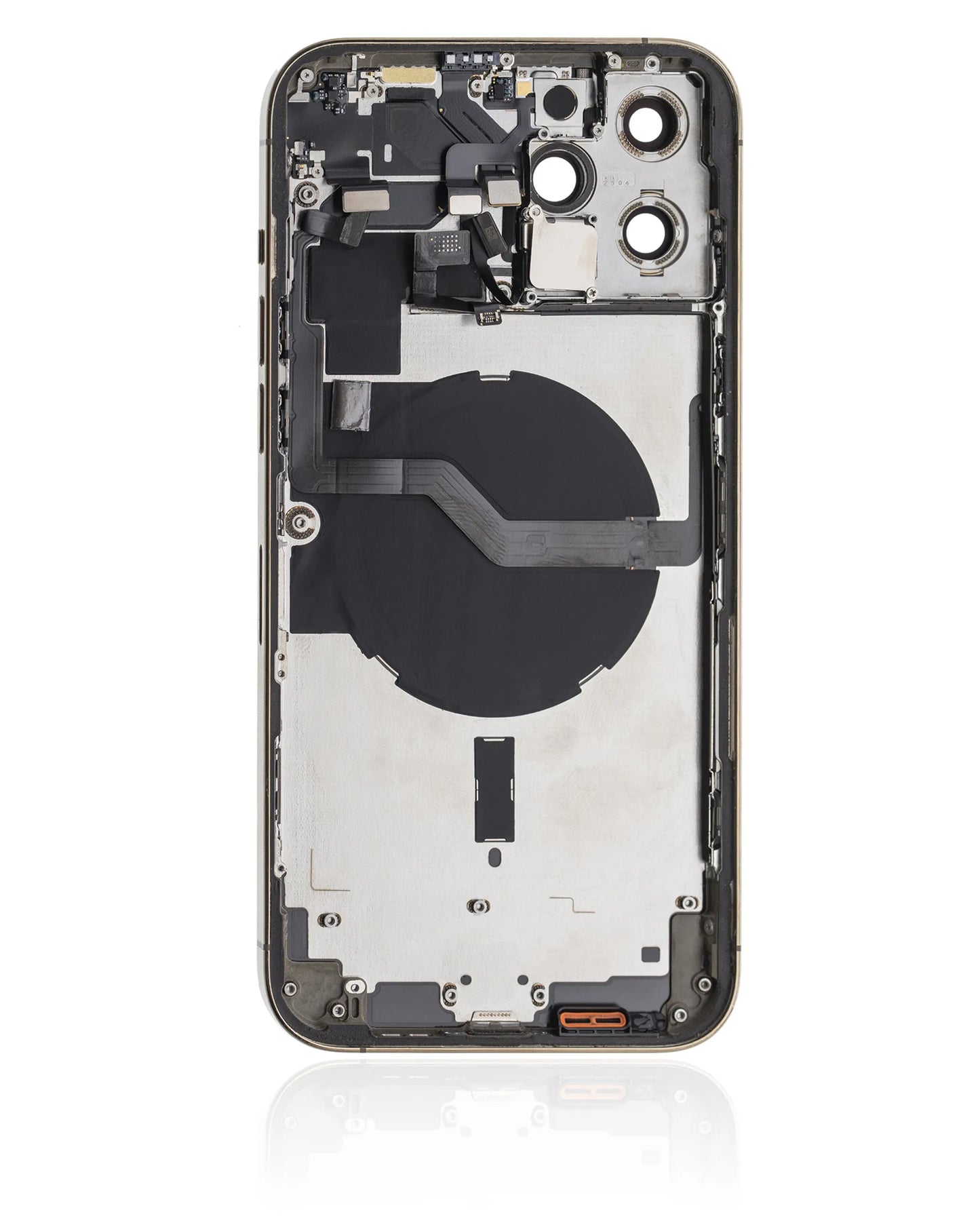 Back Housing W/ Small Parts For iPhone 12 Pro Max (EU / Global Version) (Pull) (Gold)