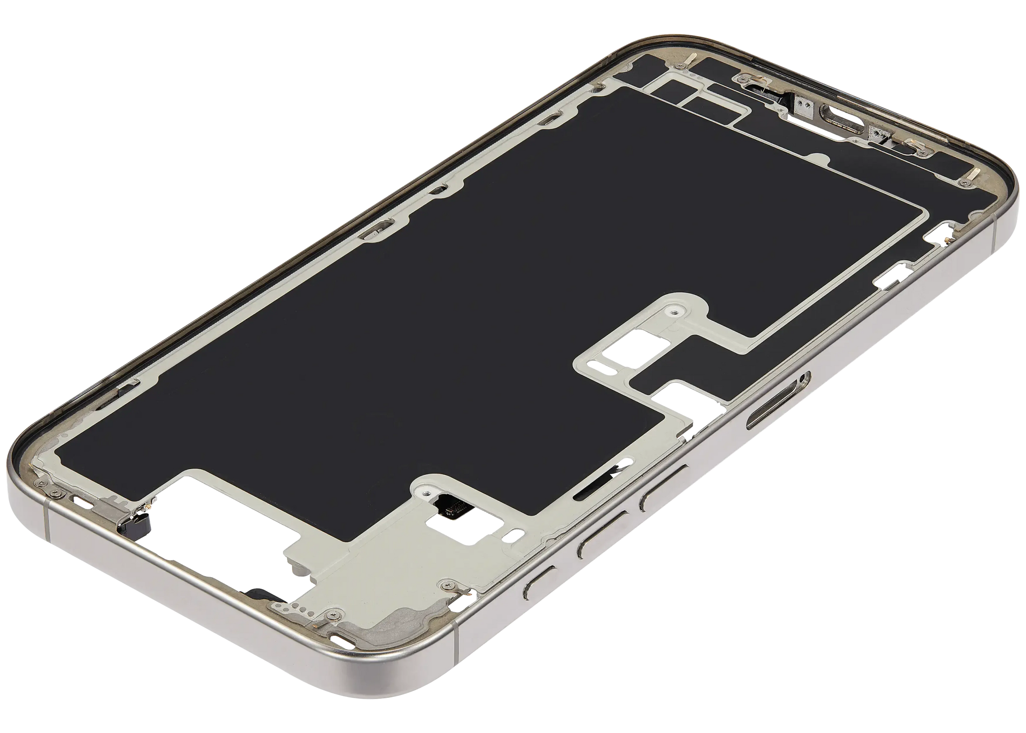 Mid-Frame Housing W/ Small Parts For iPhone 16 Pro Max (EU / Global Version) (Pull) (Natural Titanium)