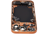 Back Housing W/ Charging Port Flex & Small Parts Compatible For iPhone 17 Pro (US Version) (Pull) (Cosmic Orange)