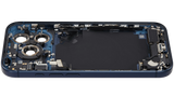 Back Housing W/ Charging Port Flex & Small Parts Compatible For iPhone 17 Pro (US Version) (Pull) (Deep Blue)