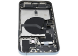 Back Housing W/ Charging Port Flex & Small Parts For iPhone 12 Pro Max (US Version) (Used OEM) (Pull) (Pacific Blue)