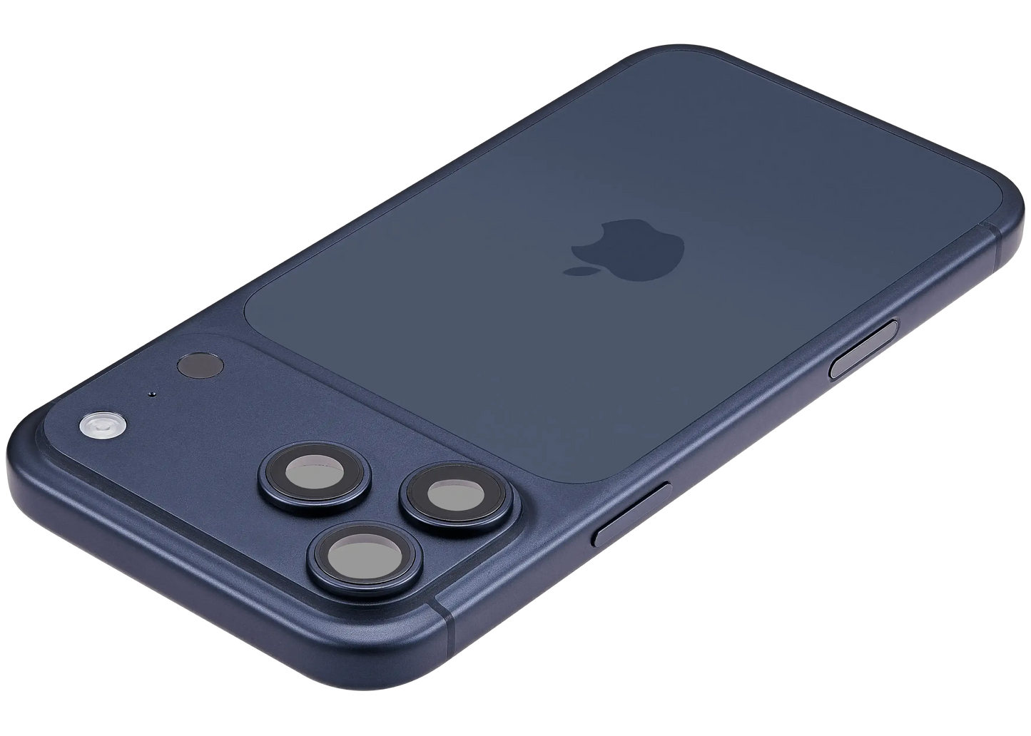 Back Housing W/ Charging Port Flex & Small Parts For iPhone 17 Pro Max (US Version) (Pull) (Deep Blue)