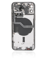 Back Housing W/ Small Parts For iPhone 12 (US Version) (Pull) (White)