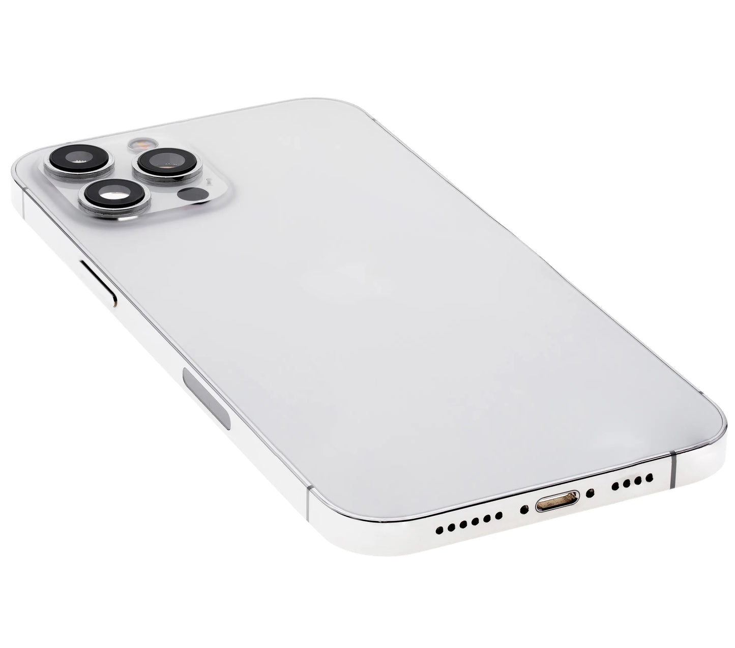 Back Housing W/ Small Parts For iPhone 12 Pro (US Version) (Used OEM) (Pull) (Silver)