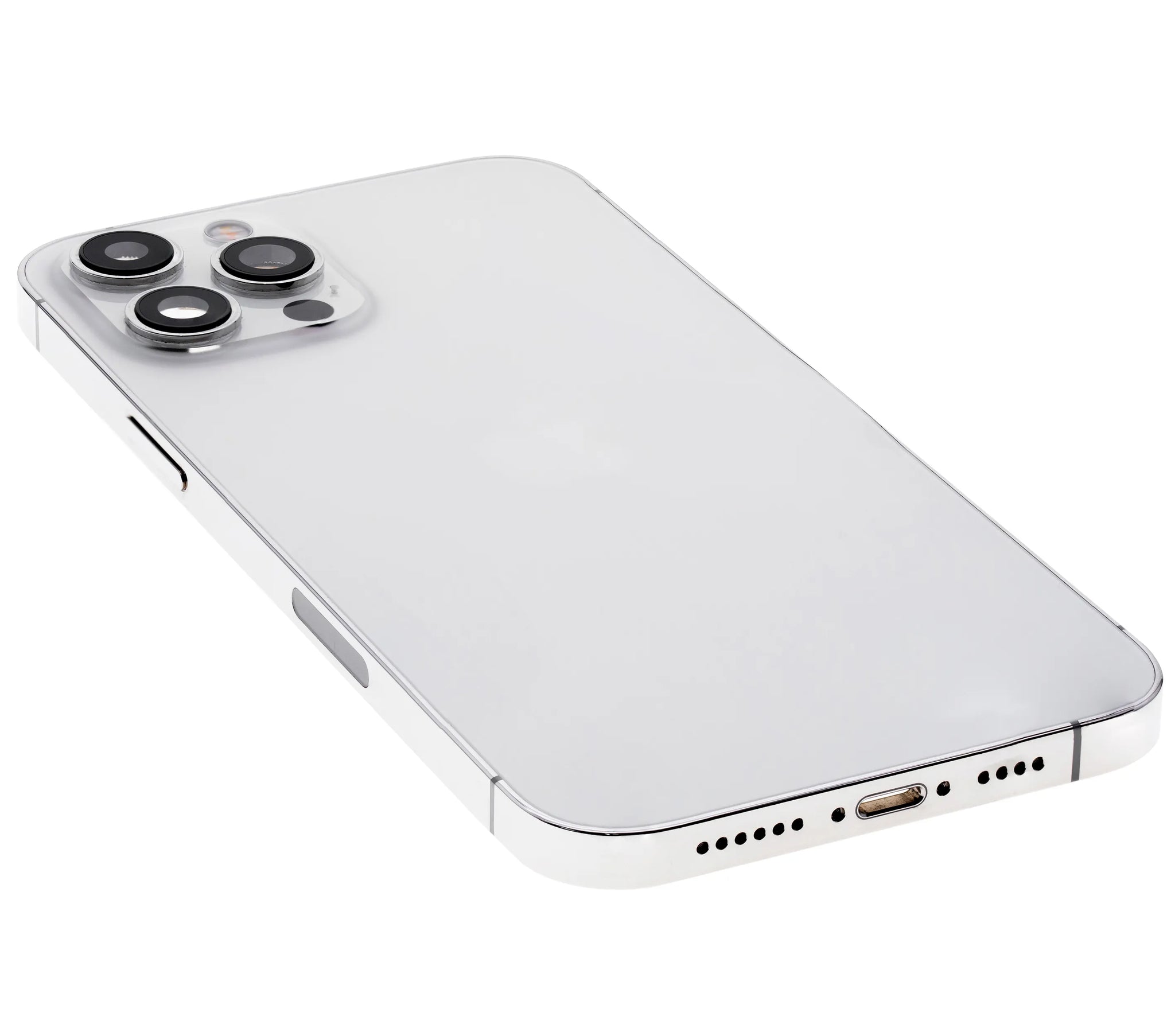Back Housing W/ Small Parts For iPhone 12 Pro (US Version) (Used OEM) (Pull) (Silver)