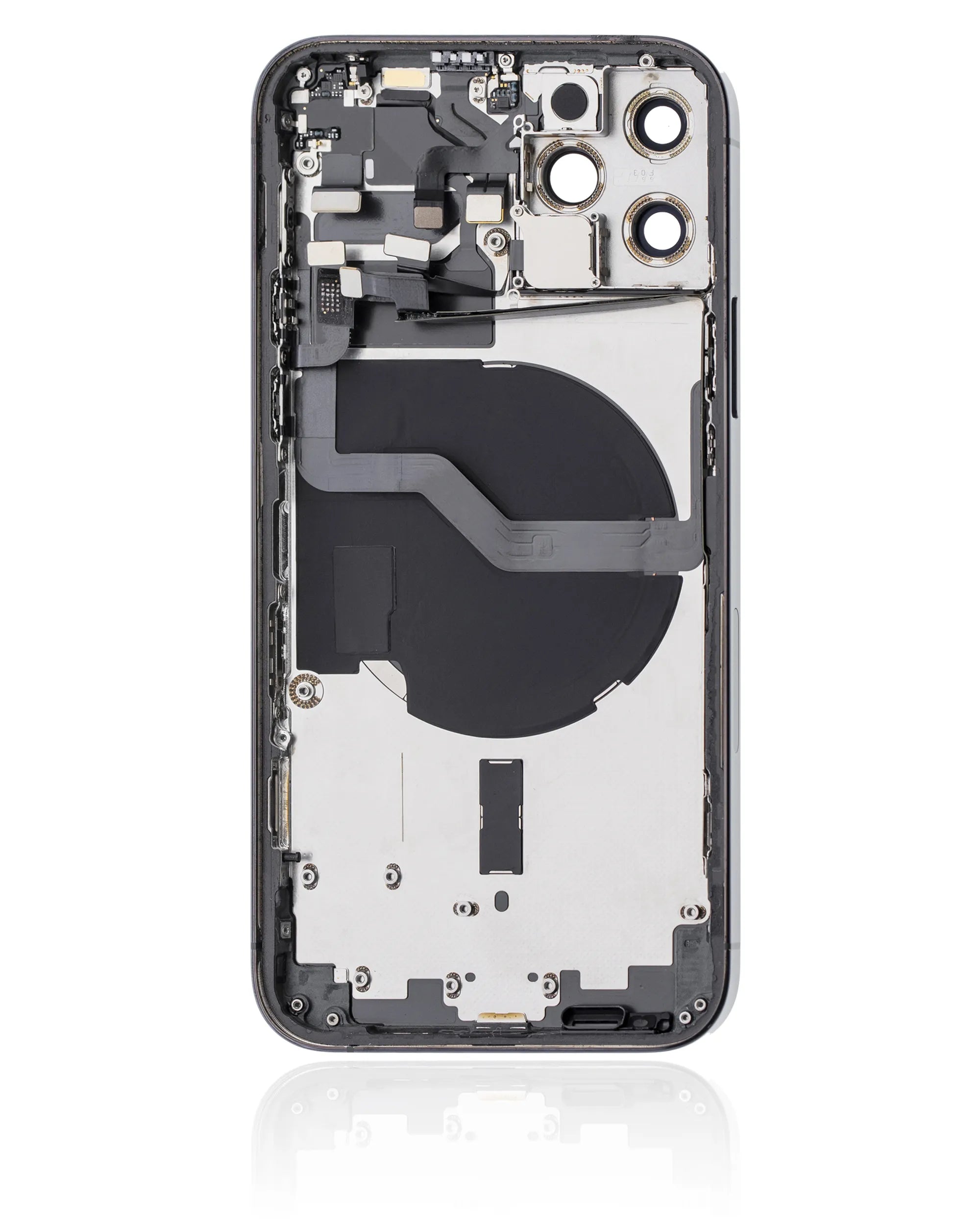 Back Housing W/ Small Parts For iPhone 12 Pro (EU / Global Version) (Pull) (Pacific Blue)