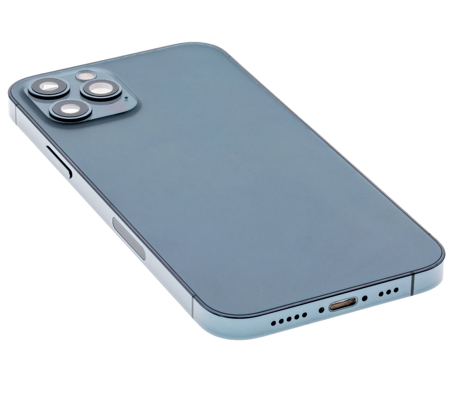 Back Housing W/ Small Parts For iPhone 12 Pro (US Version) (Used OEM) (Pull) (Pacific Blue)