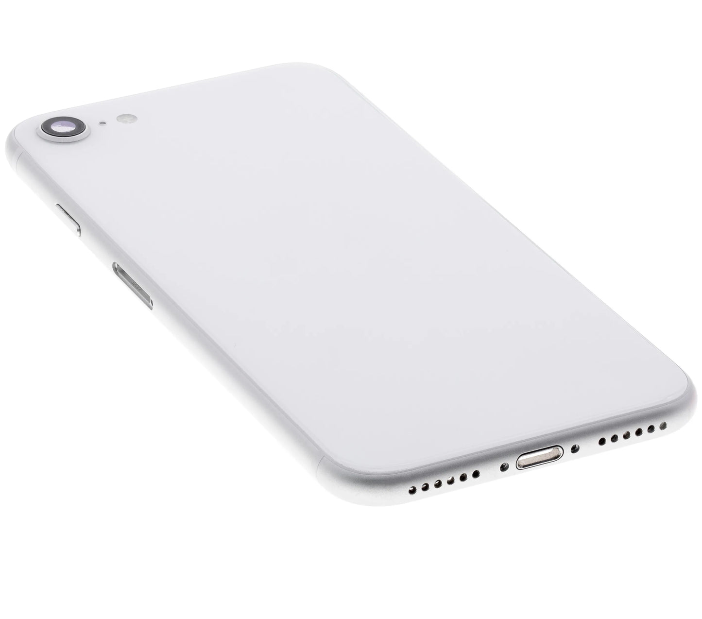 Back Housing W/ Small Components Pre-Installed For iPhone SE (2020) (Used OEM) (Pull) (White)