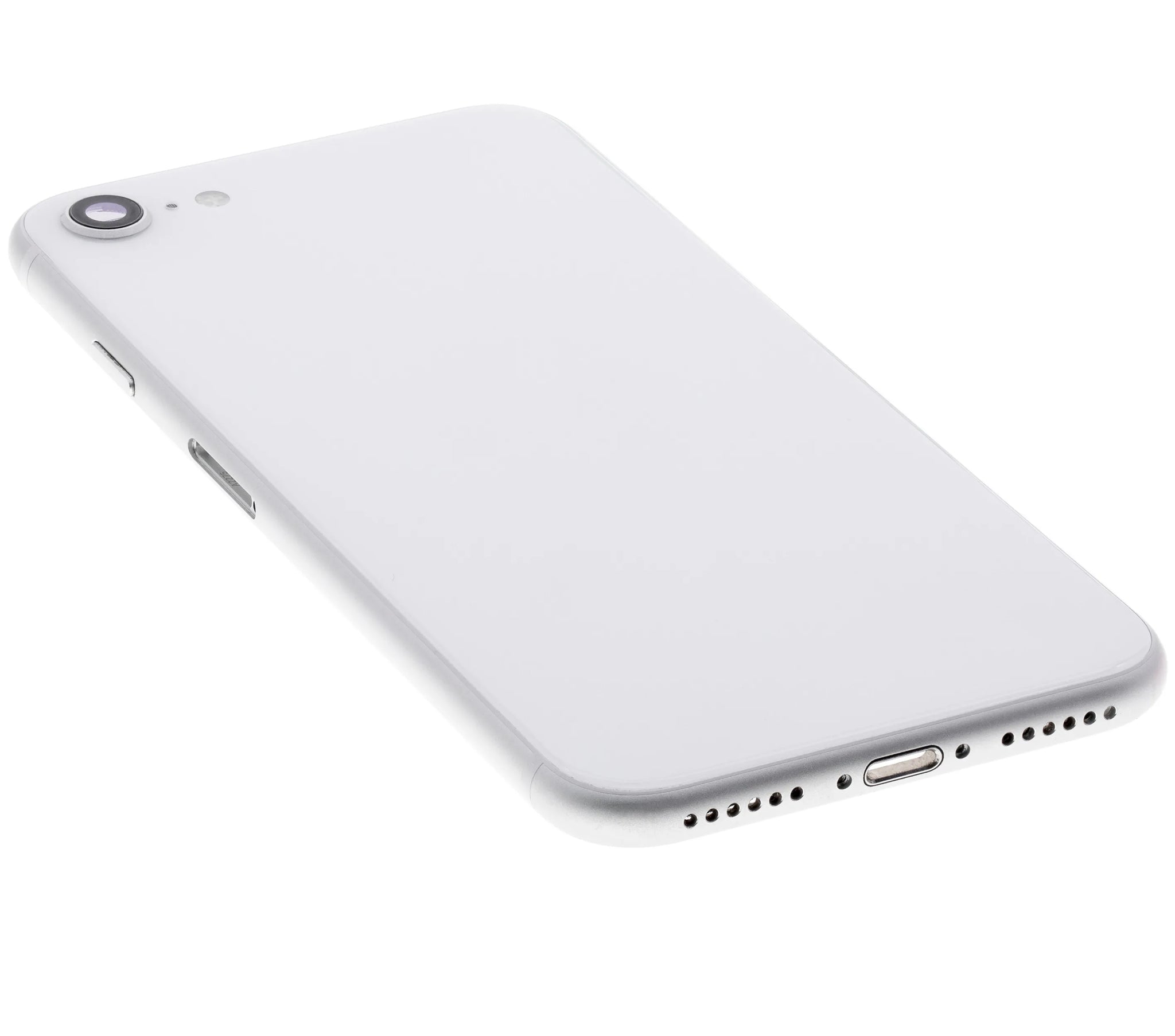 Back Housing W/ Small Components Pre-Installed For iPhone SE (2020) (Used OEM) (Pull) (White)