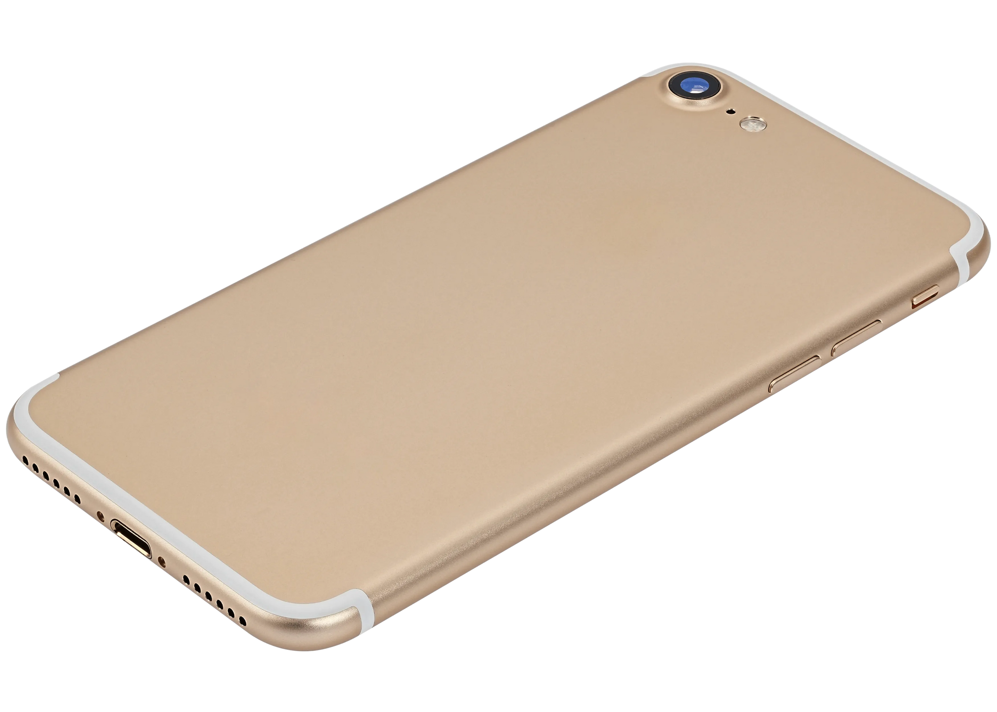 Back Housing W/ Small Components Pre-Installed For iPhone 7 (Pull) (Gold)