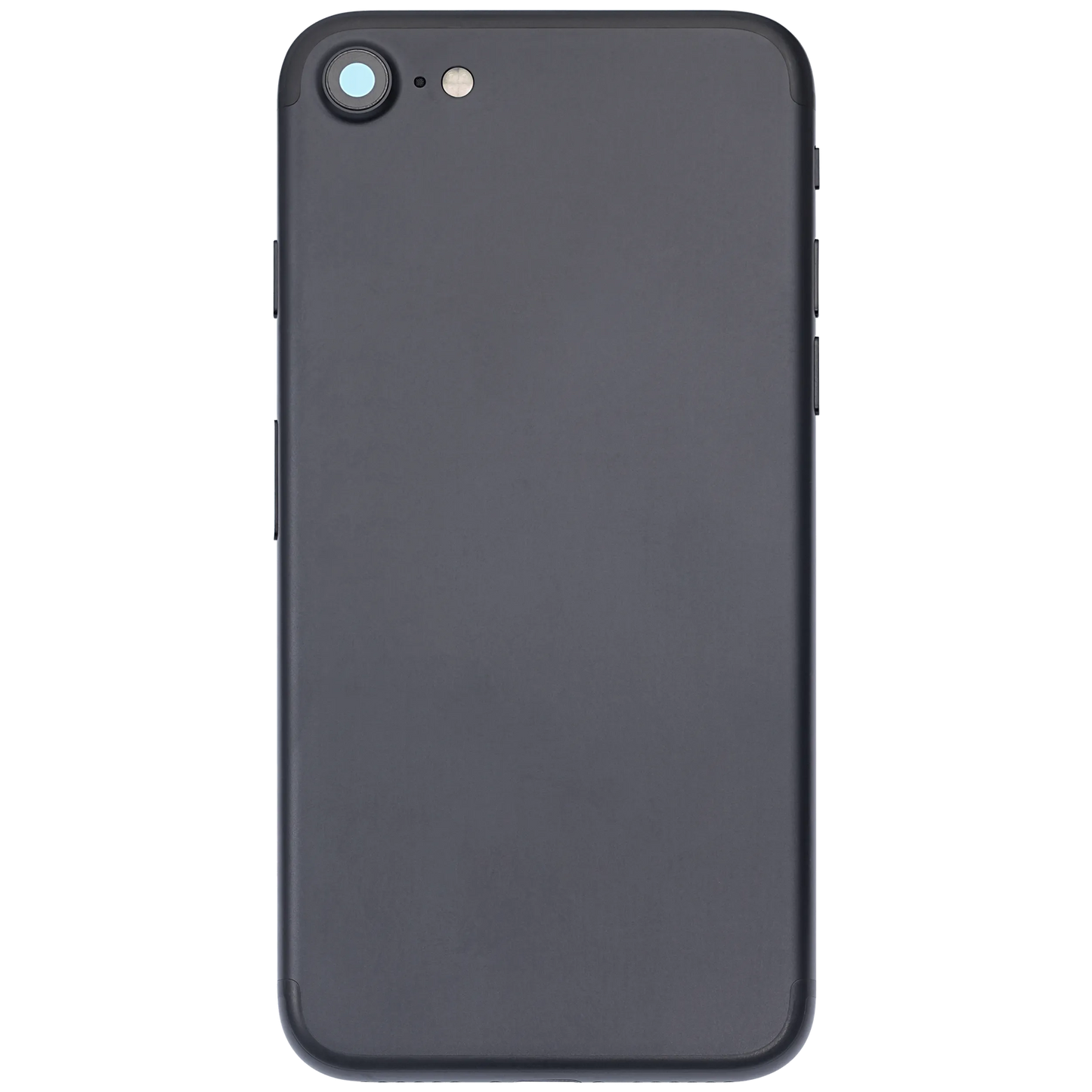 Back Housing W/ Small Components Pre-Installed For iPhone 7 (Pull) (Matte Black)