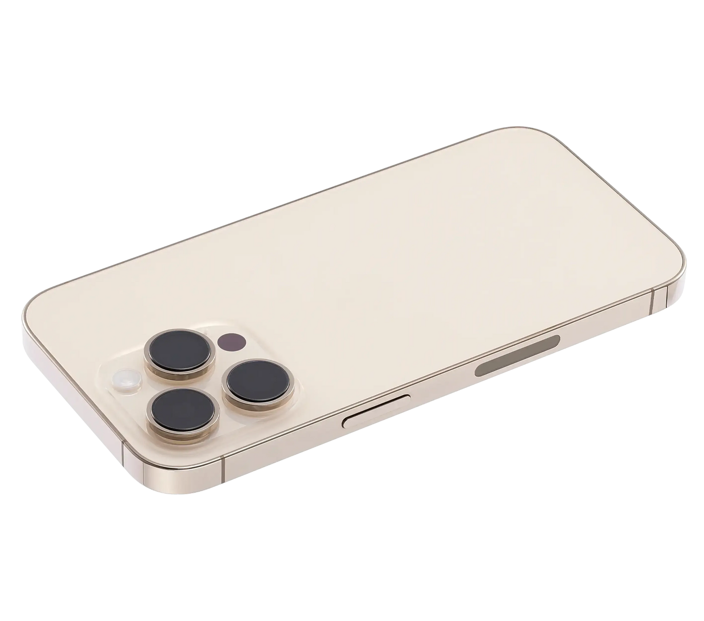 Back Housing W/ Small Parts For iPhone 14 Pro (US Version) (Pull) (Gold)