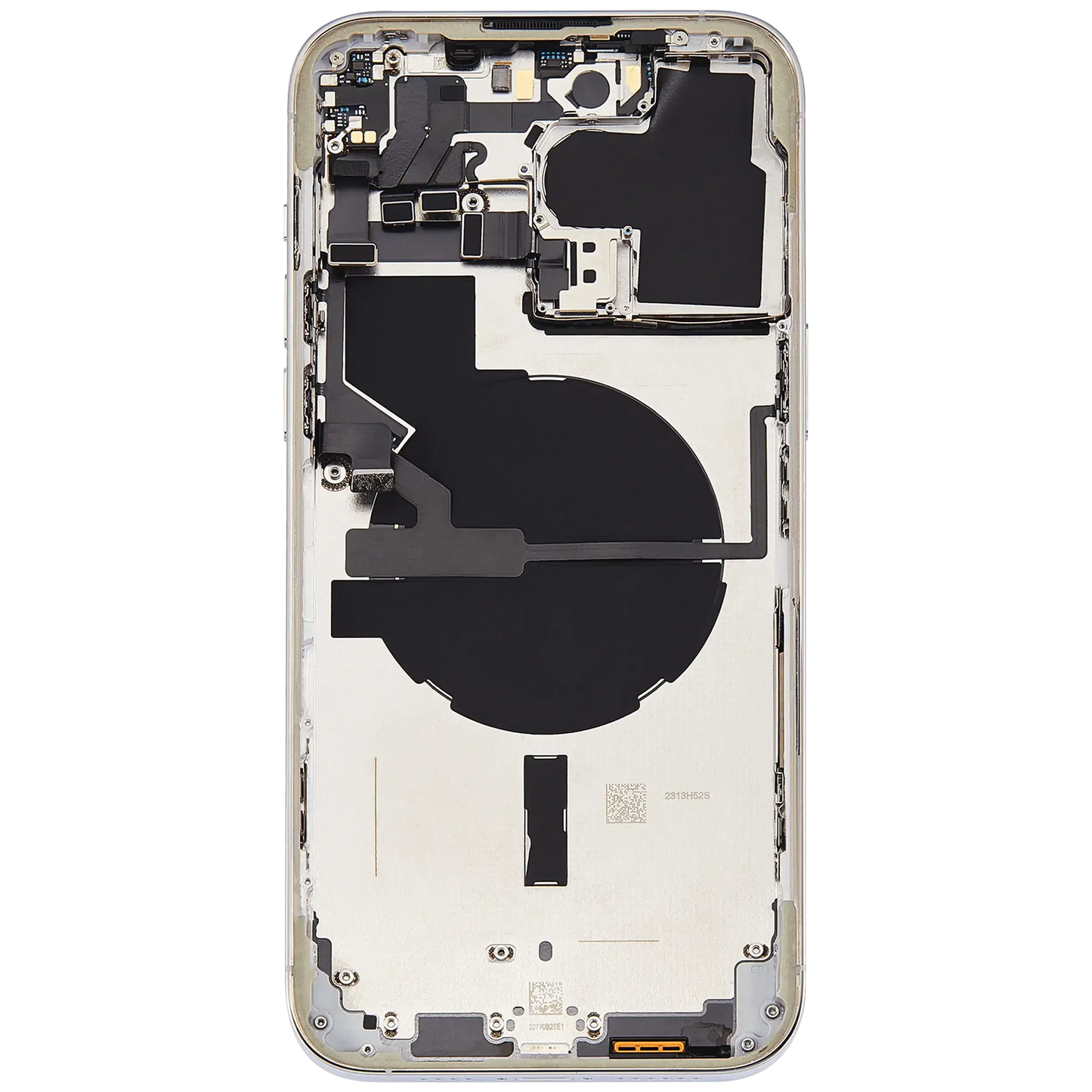 Back Housing W/ Small Parts For iPhone 14 Pro Max (US Version) (Pull) (Silver)