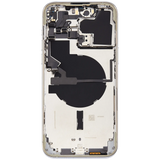 Back Housing W/ Small Parts For iPhone 14 Pro Max (US Version) (Pull) (Silver)