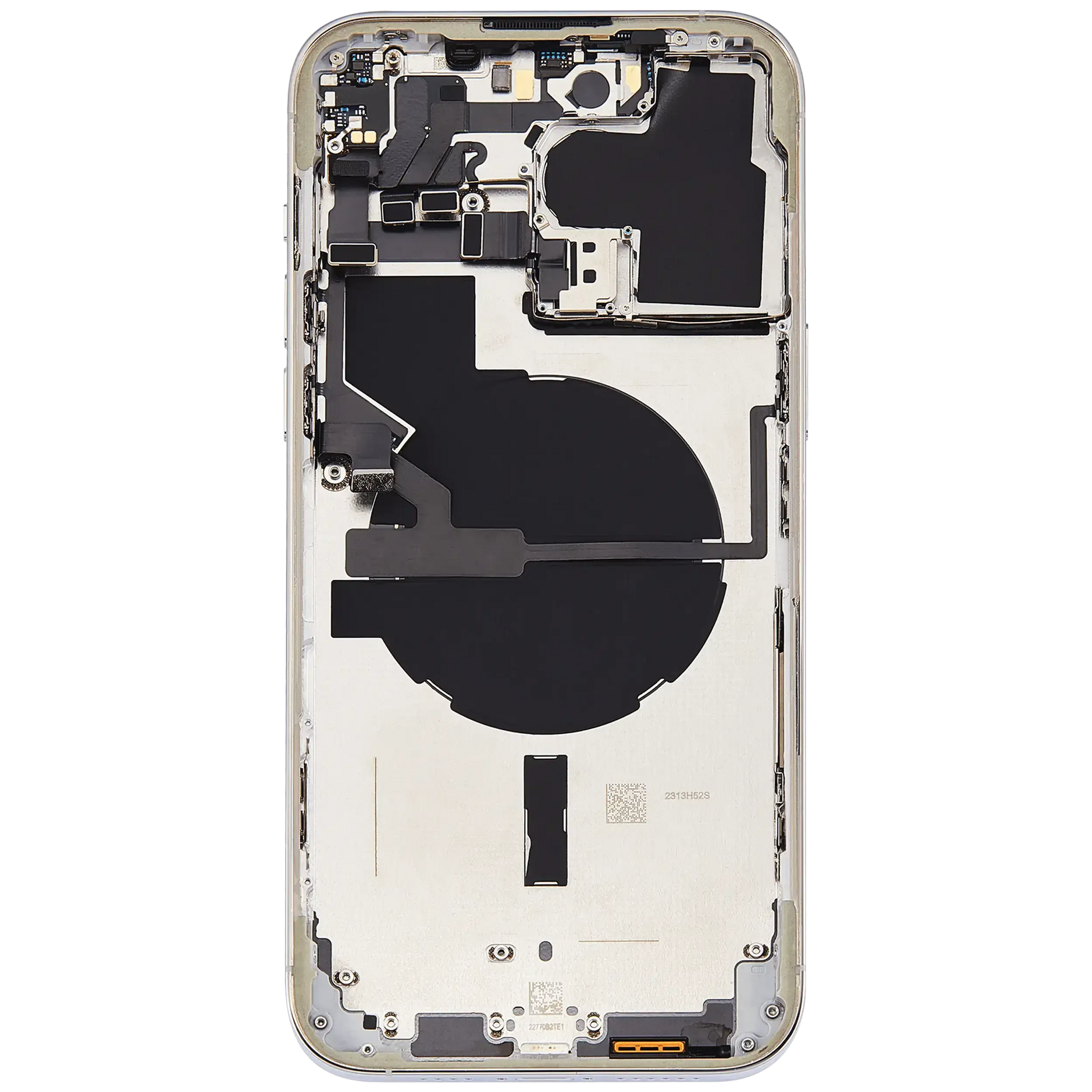 Back Housing W/ Small Parts For iPhone 14 Pro Max (US Version) (Pull) (Silver)