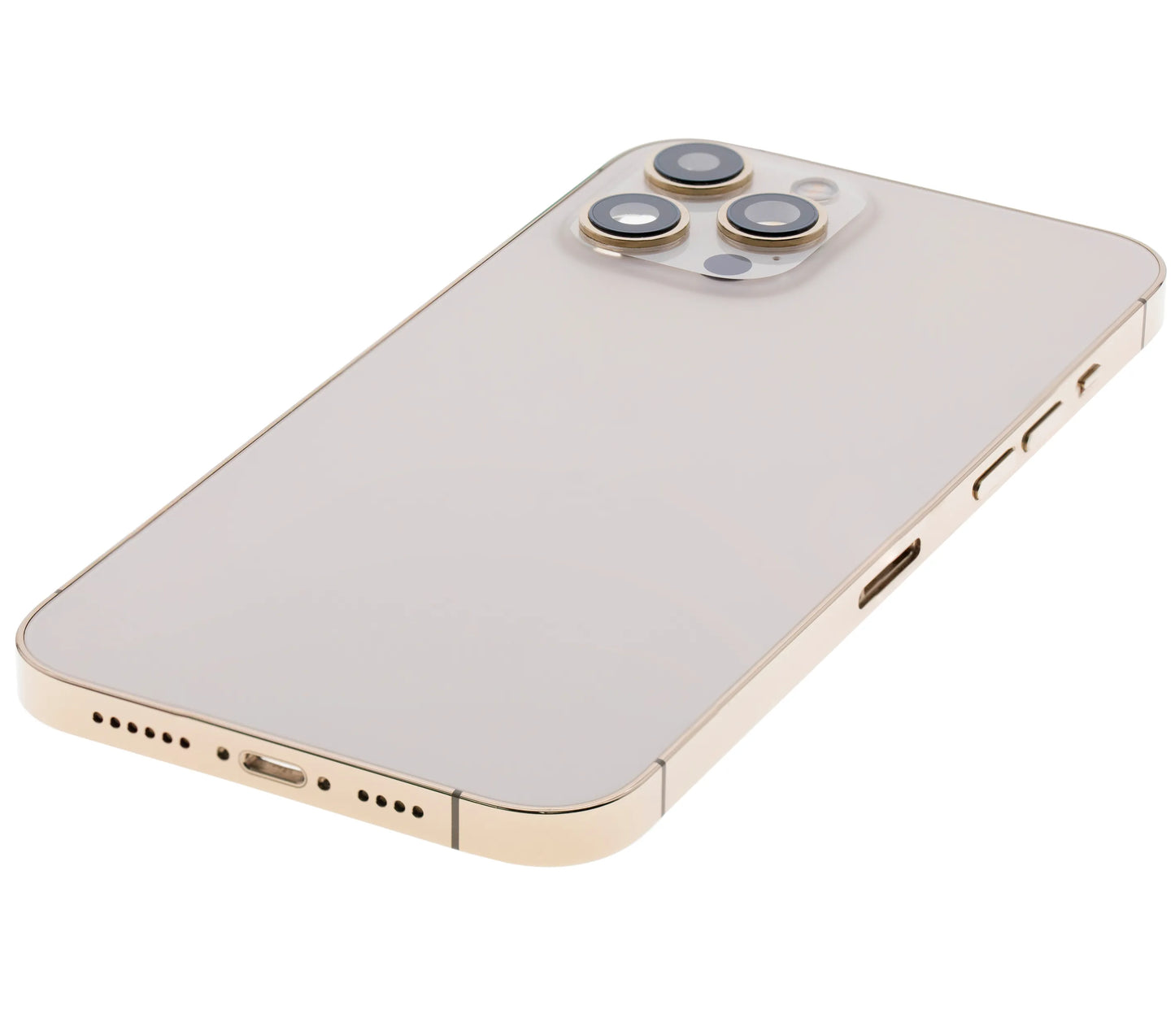 Back Housing W/ Small Parts For iPhone 12 Pro Max (US Version) (Pull) (Gold)