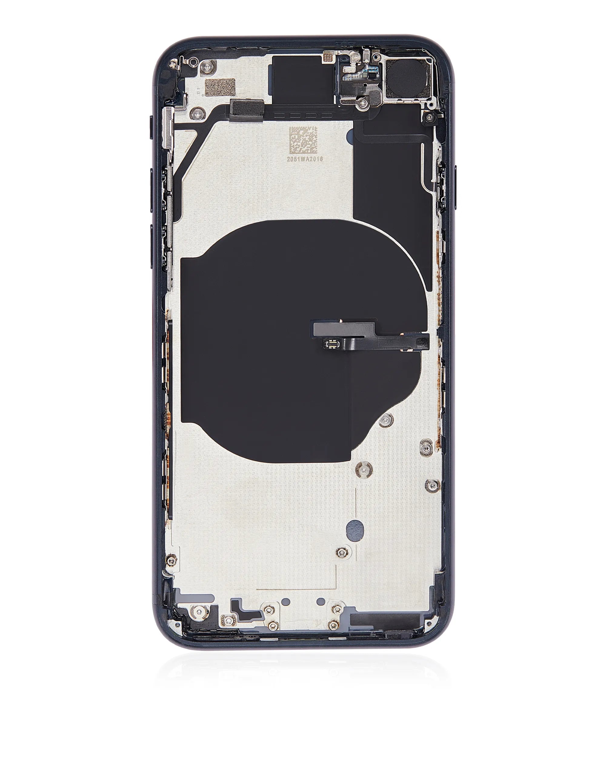 Back Housing W/ Small Components Pre-Installed For iPhone SE (2022) (Pull) (Midnight)