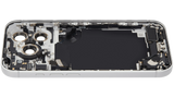 Back Housing W/ Charging Port Flex & Small Parts Compatible For iPhone 17 Pro (US Version) (Pull) (Silver)