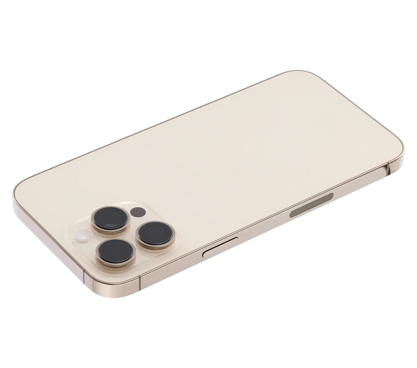 Back Housing W/ Small Parts For iPhone 14 Pro Max (US Version) (Pull) (Gold)