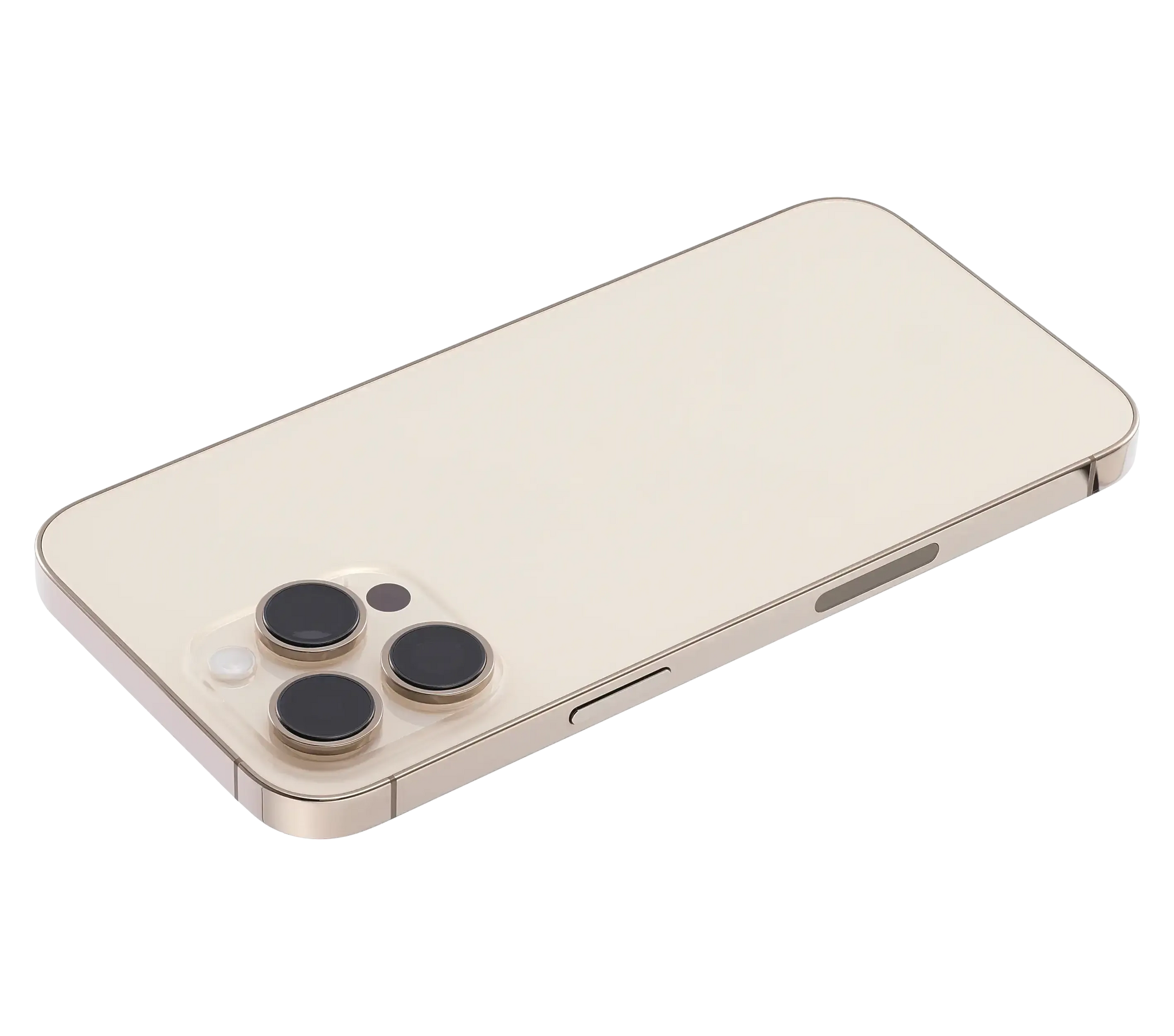 Back Housing W/ Small Parts For iPhone 14 Pro Max (US Version) (Pull) (Gold)