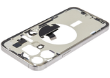 Mid-Frame Housing W/ Charging Port Flex & Small Parts For iPhone 15 Pro Max (US Version) (Pull) (White Titanium)