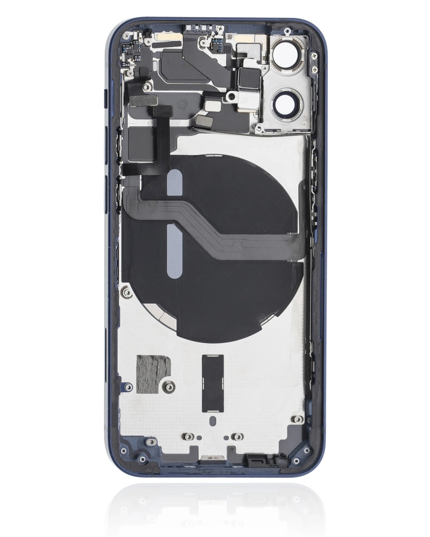Back Housing W/ Small Parts For iPhone 12 Mini (US Version) (Pull) (Blue)