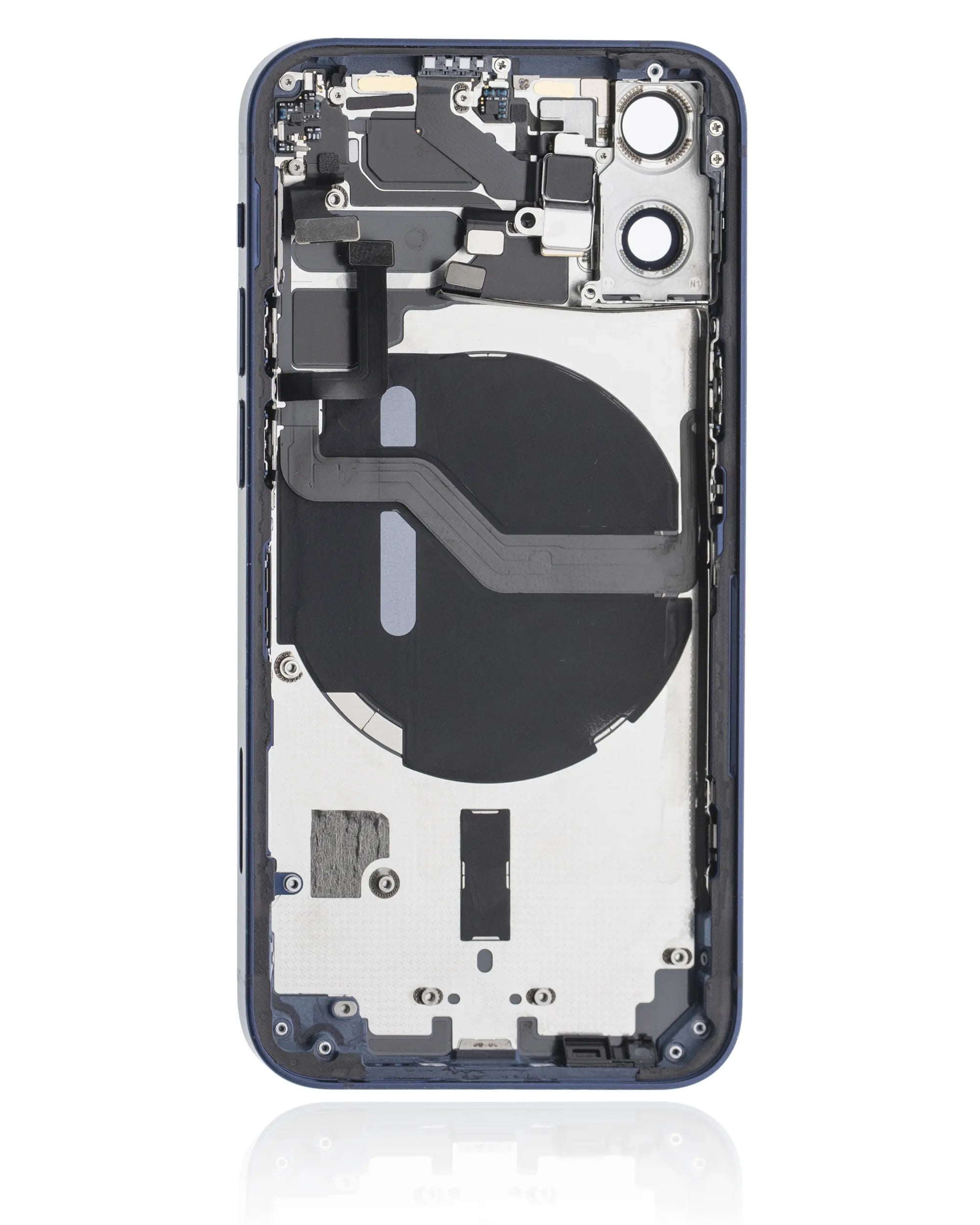 Back Housing W/ Small Parts For iPhone 12 Mini (US Version) (Pull) (Blue)