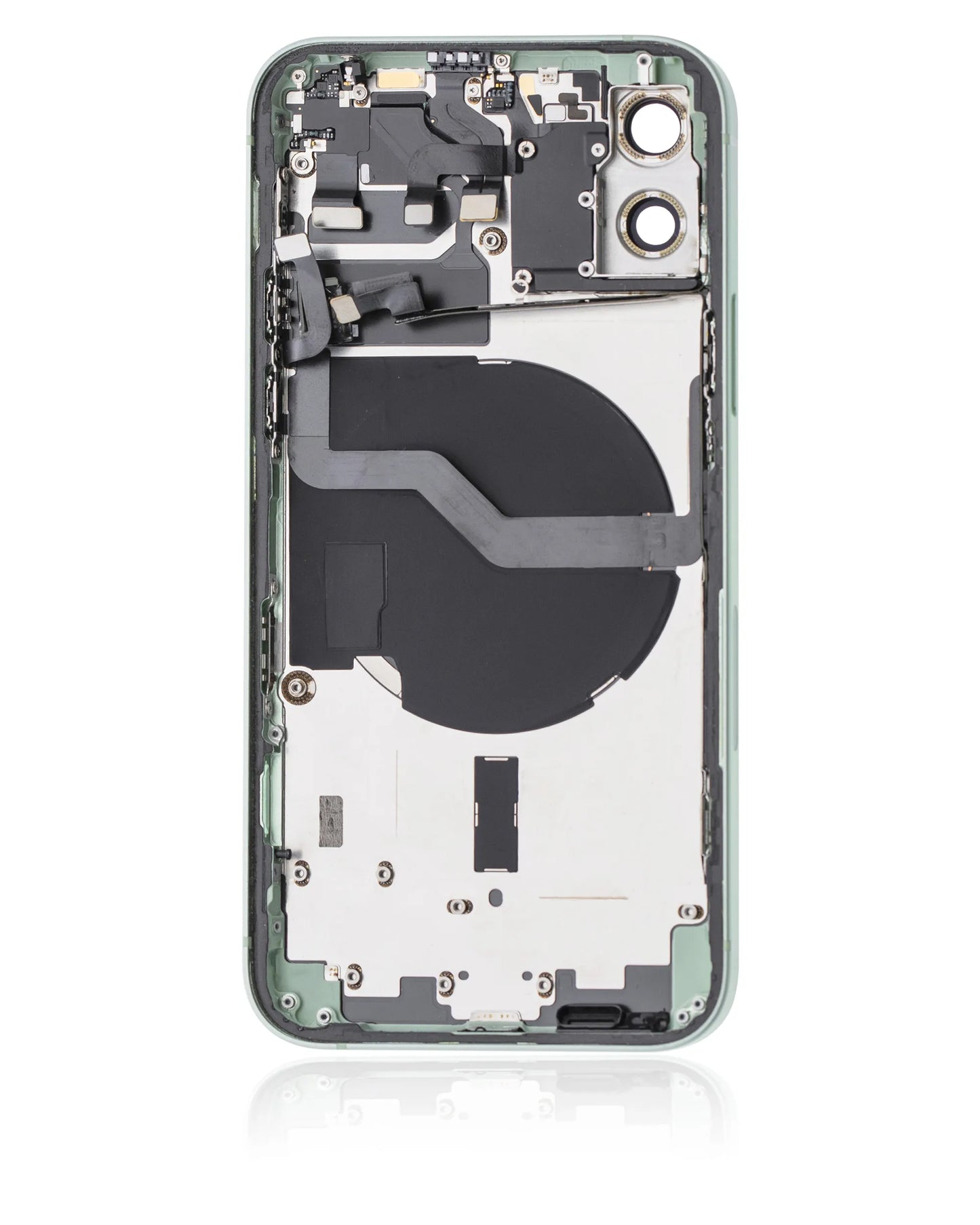 Back Housing W/ Small Parts For iPhone 12 (US Version) (Pull) (Green)