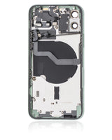Back Housing W/ Small Parts For iPhone 12 (US Version) (Pull) (Green)