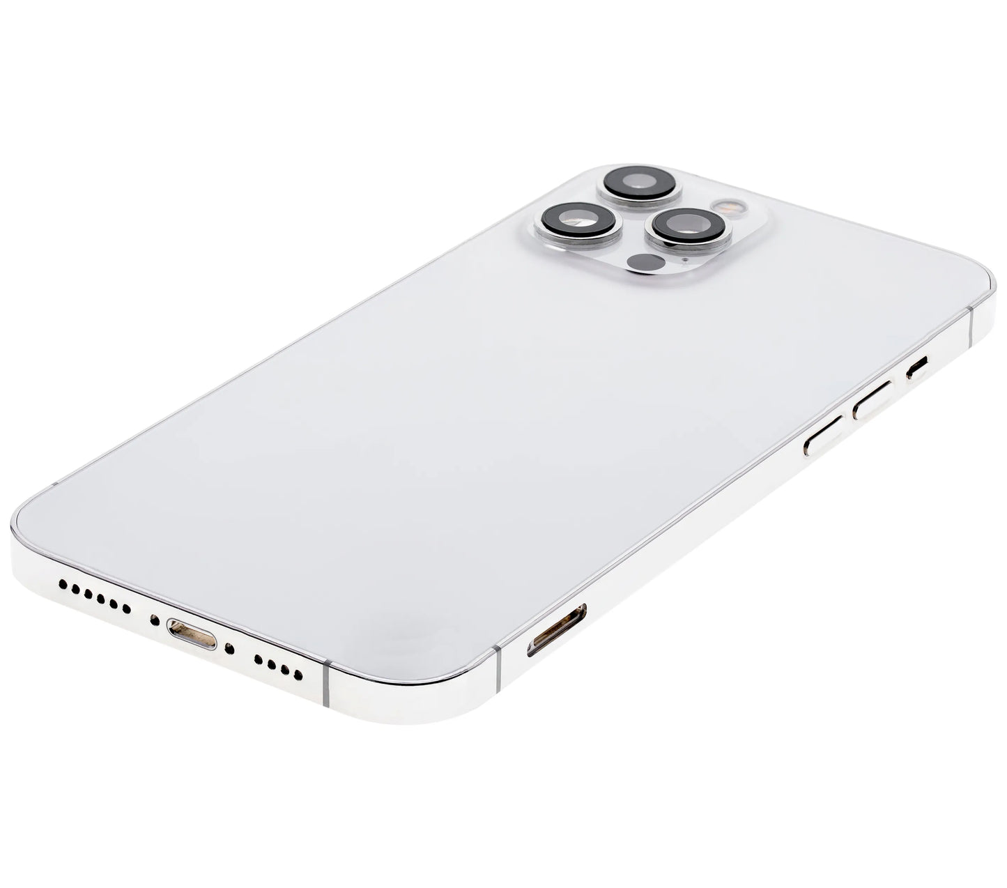 Back Housing W/ Small Parts For iPhone 12 Pro (US Version) (Used OEM) (Pull) (Silver)