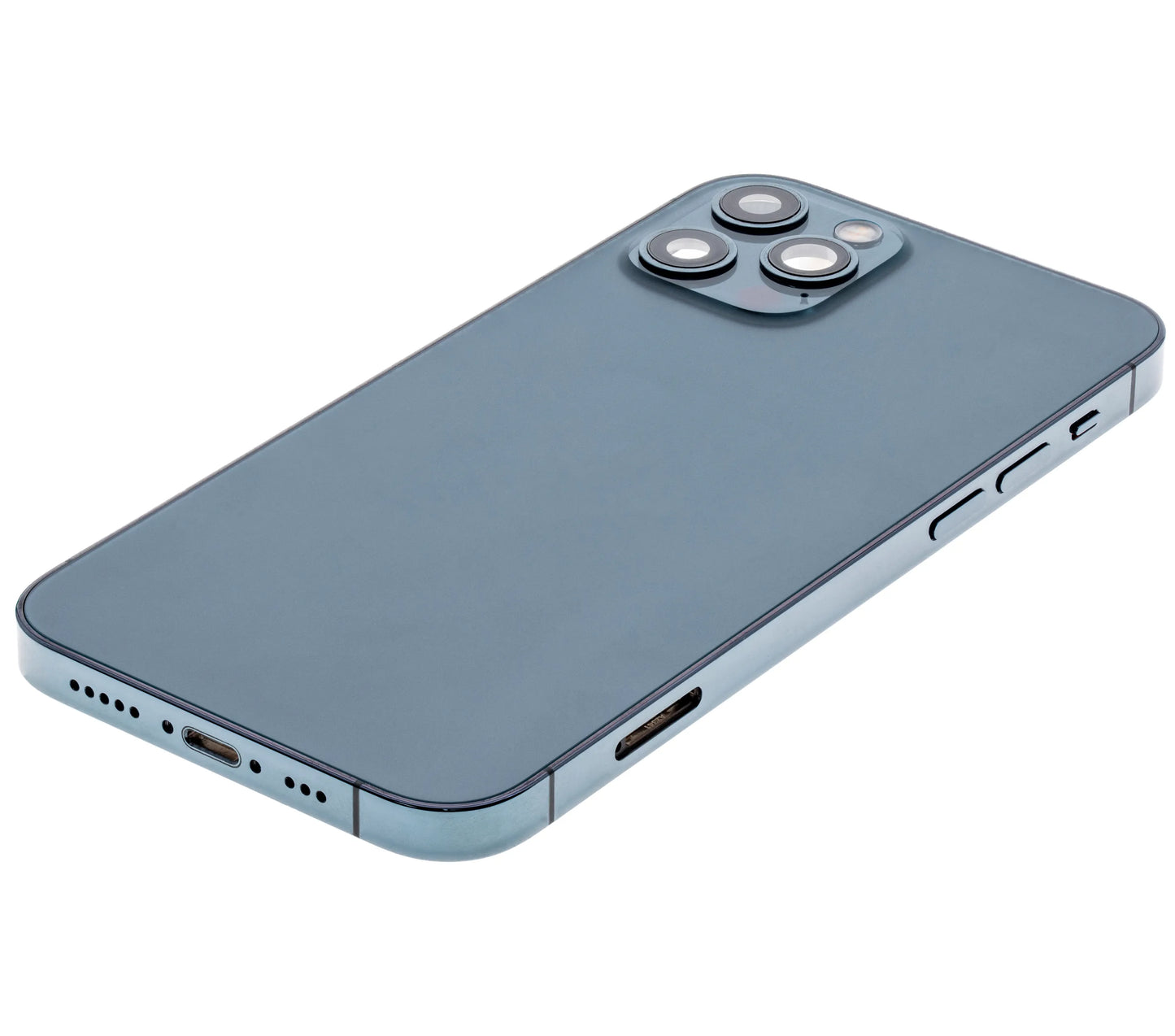 Back Housing W/ Small Parts For iPhone 12 Pro (US Version) (Used OEM) (Pull) (Pacific Blue)