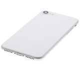 Back Housing W/ Small Components Pre-Installed For iPhone SE (2020) (Used OEM) (Pull) (White)