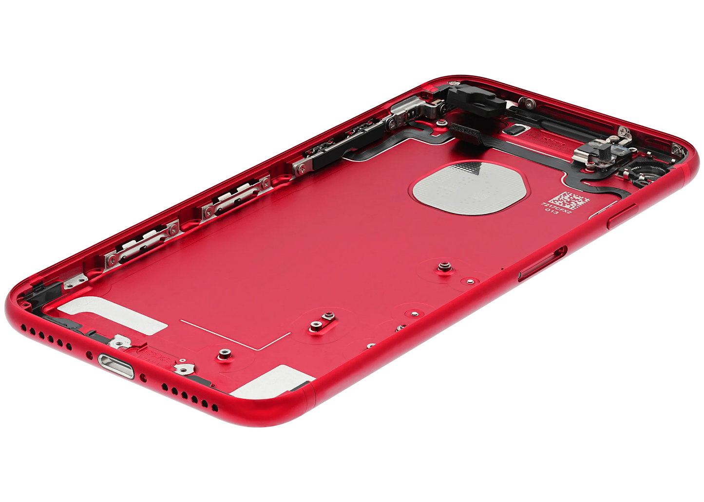 Back Housing W/ Small Components Pre-Installed For iPhone 7 (Pull) (Red)