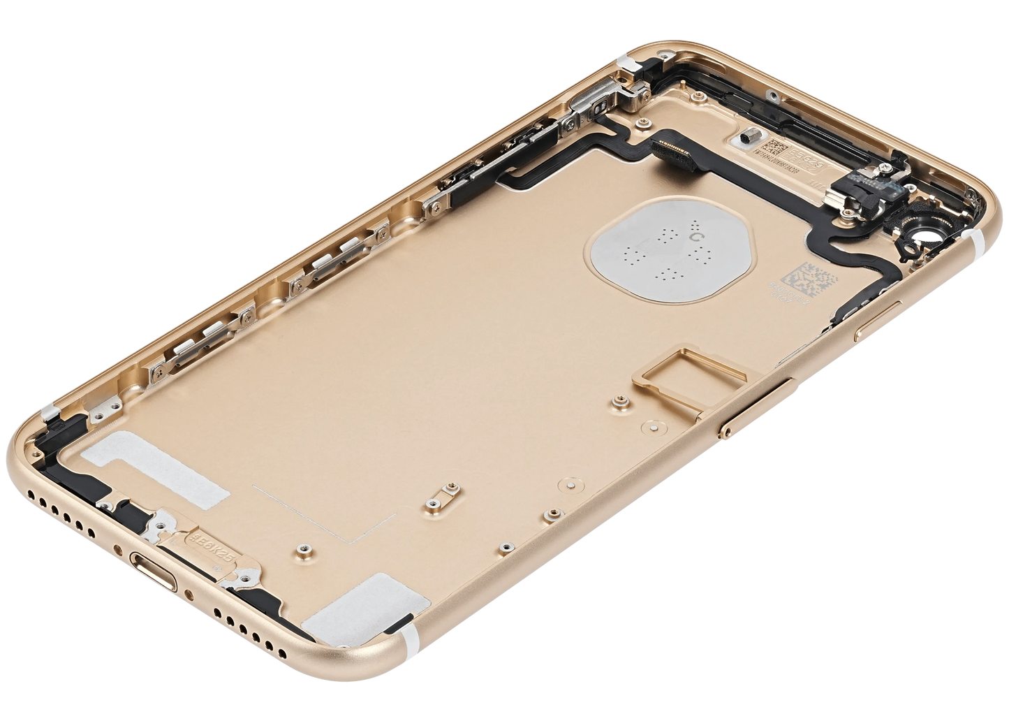 Back Housing W/ Small Components Pre-Installed For iPhone 7 (Pull) (Gold)