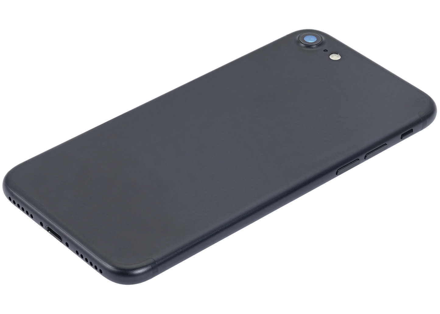 Back Housing W/ Small Components Pre-Installed For iPhone 7 (Pull) (Matte Black)