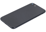 Back Housing W/ Small Components Pre-Installed For iPhone 7 (Pull) (Matte Black)