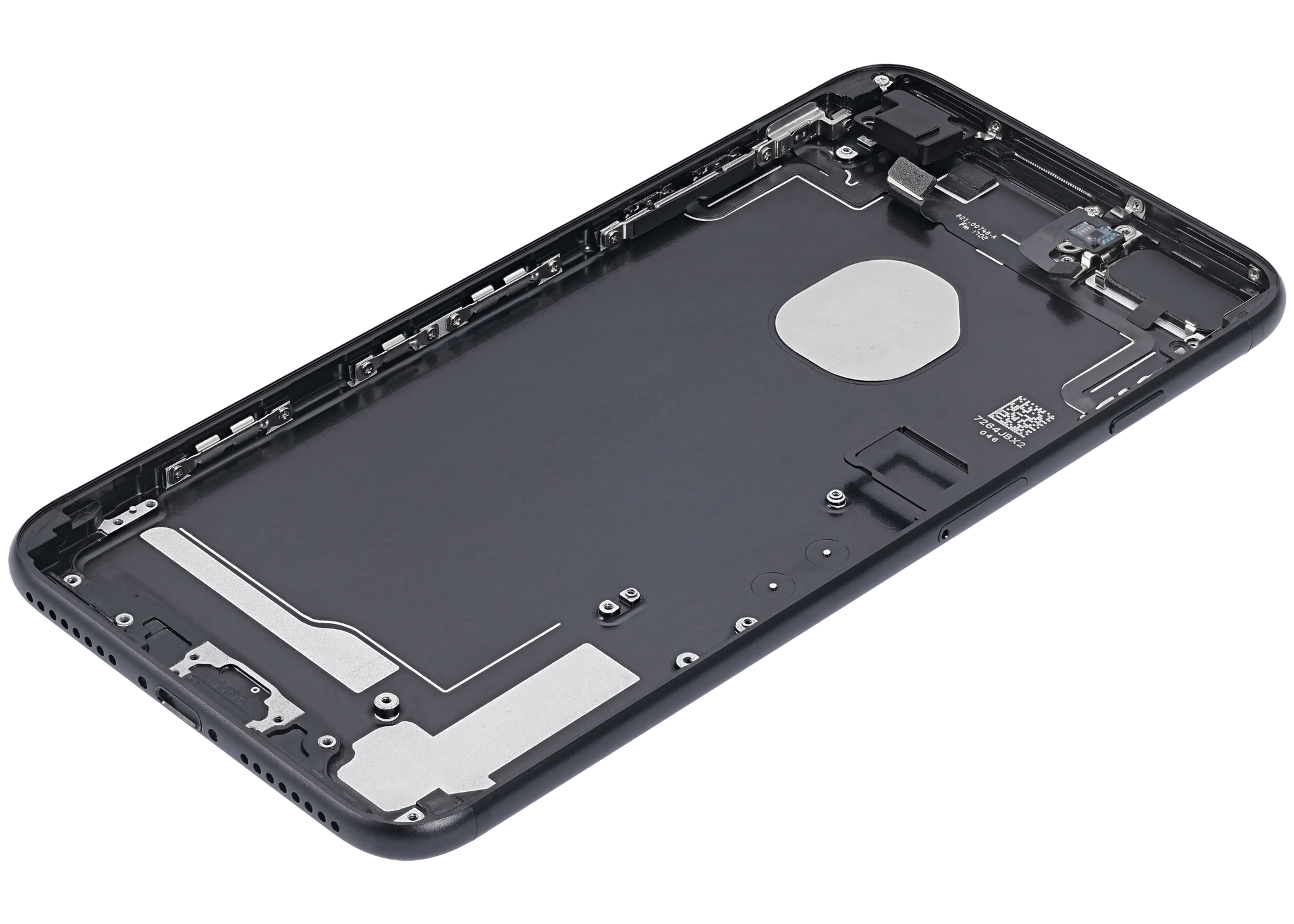 Back Housing W/ Small Components Pre-Installed For iPhone 7 Plus (Pull) (Matte Black)
