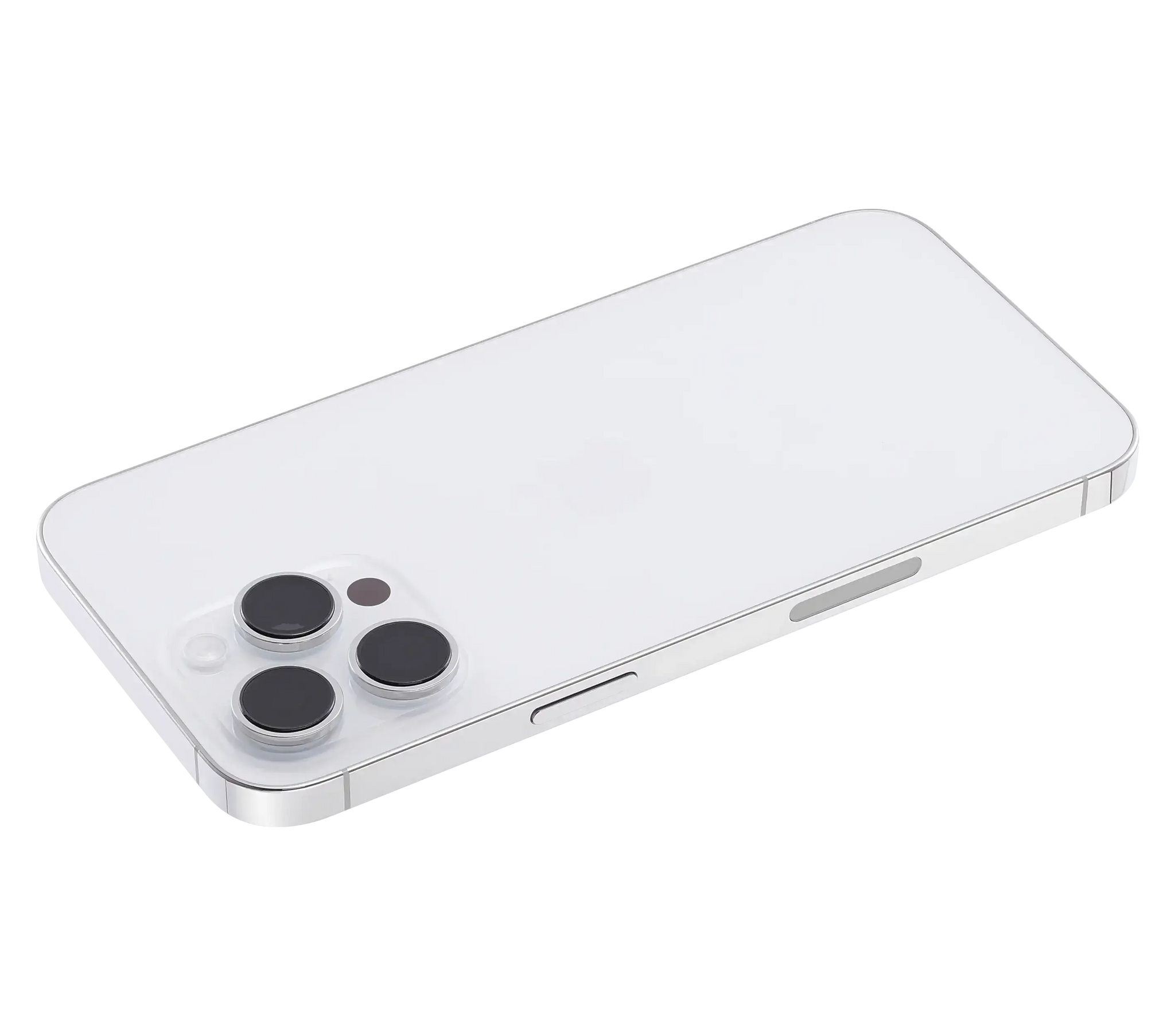 Back Housing W/ Small Parts For iPhone 14 Pro Max (US Version) (Pull) (Silver)