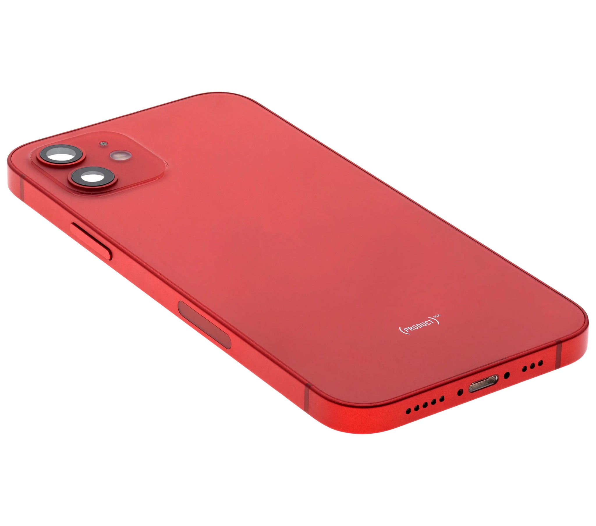 Back Housing W/ Small Parts For iPhone 12 (US Version) (Pull) (Red)