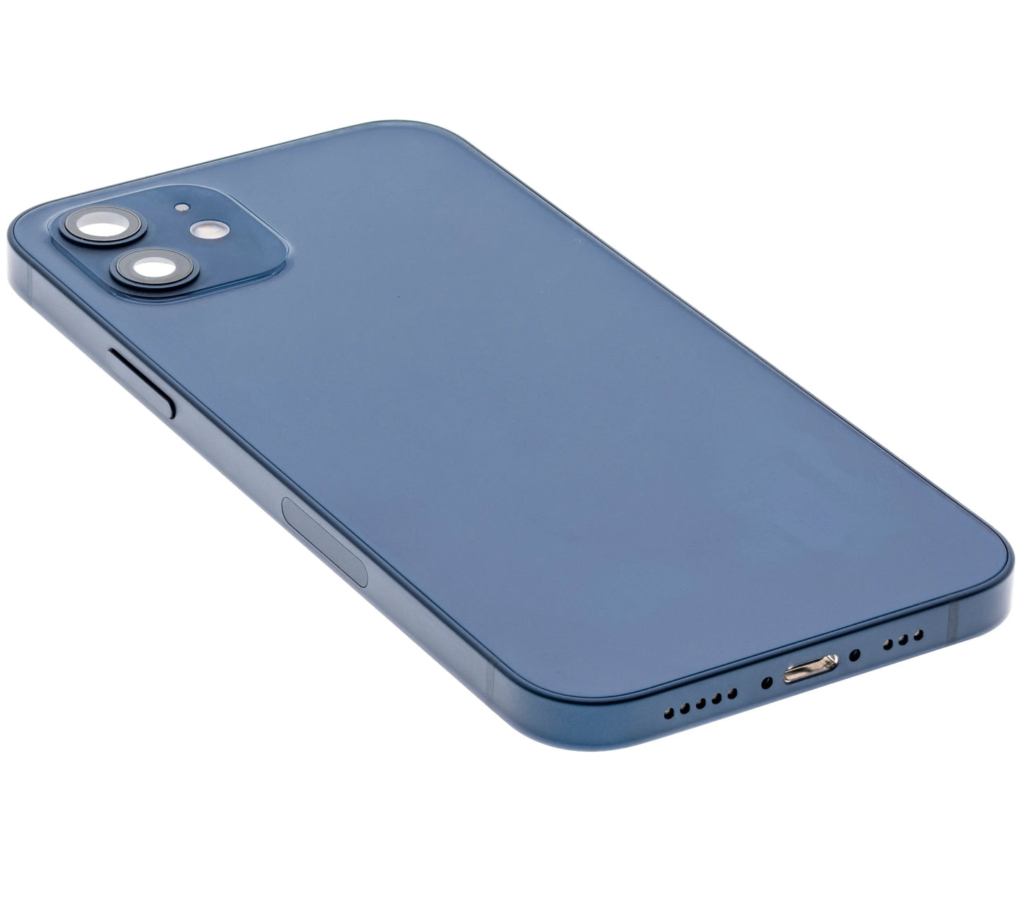 Back Housing W/ Small Parts For iPhone 12 (US Version) (Pull) (Blue)