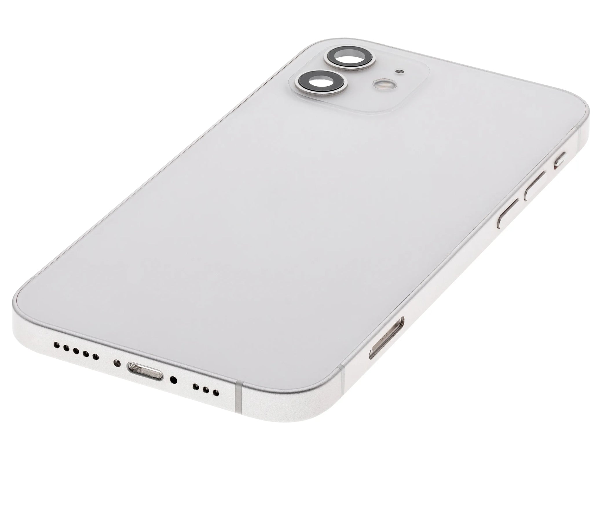 Back Housing W/ Small Parts For iPhone 12 (US Version) (Pull) (White)