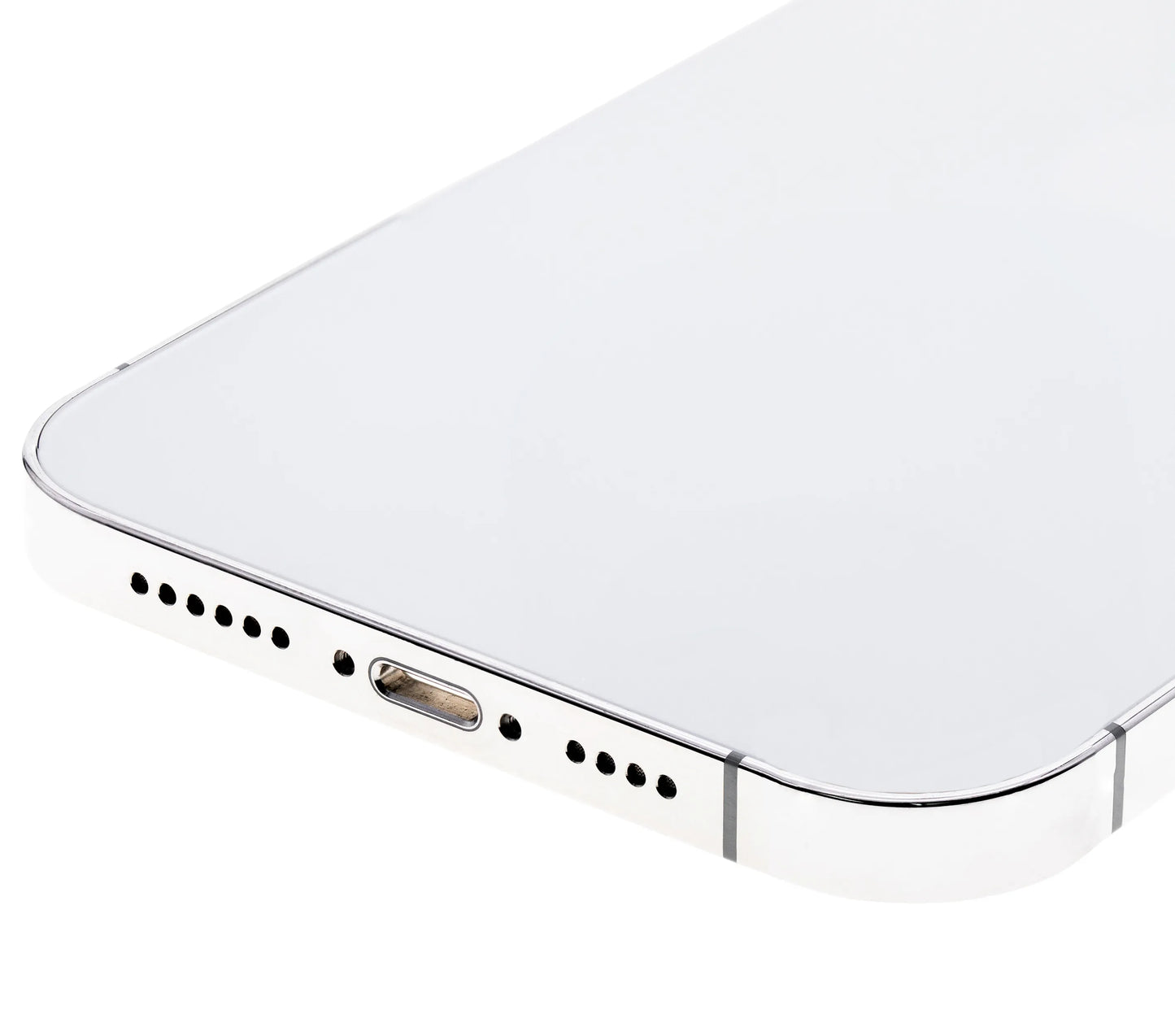Back Housing W/ Small Parts For iPhone 12 Pro (US Version) (Used OEM) (Pull) (Silver)