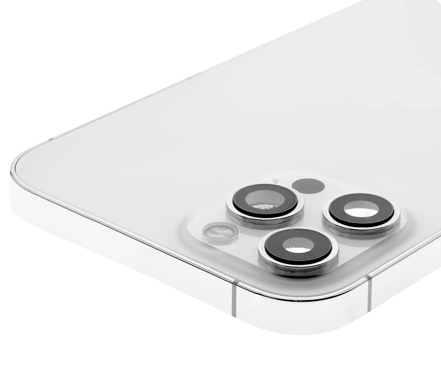 Back Housing W/ Charging Port Flex & Small Parts For iPhone 12 Pro Max (US Version) (Used OEM) (Pull) (Silver)