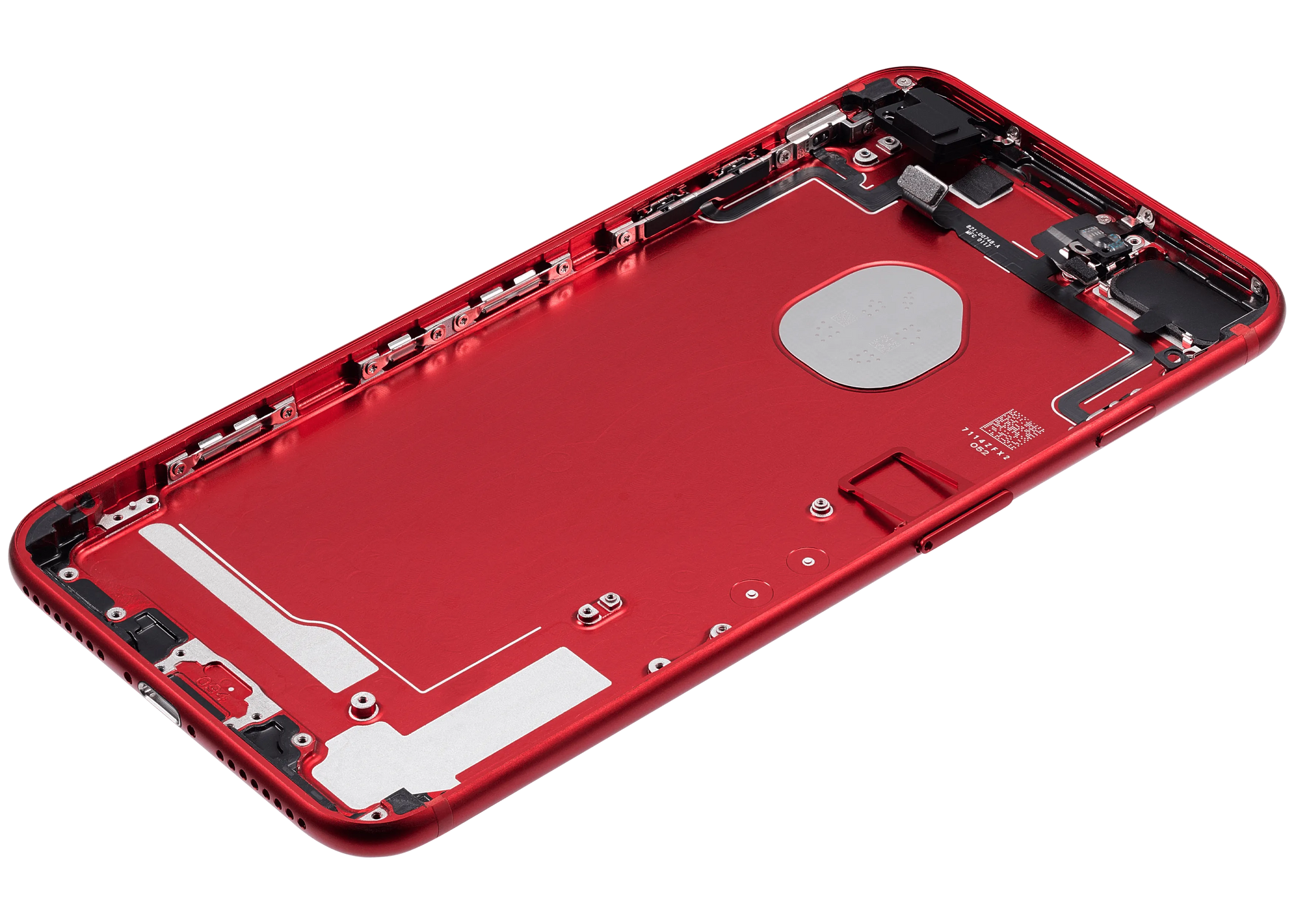 Back Housing W/ Small Components Pre-Installed For iPhone 7 Plus (Pull) (Red)