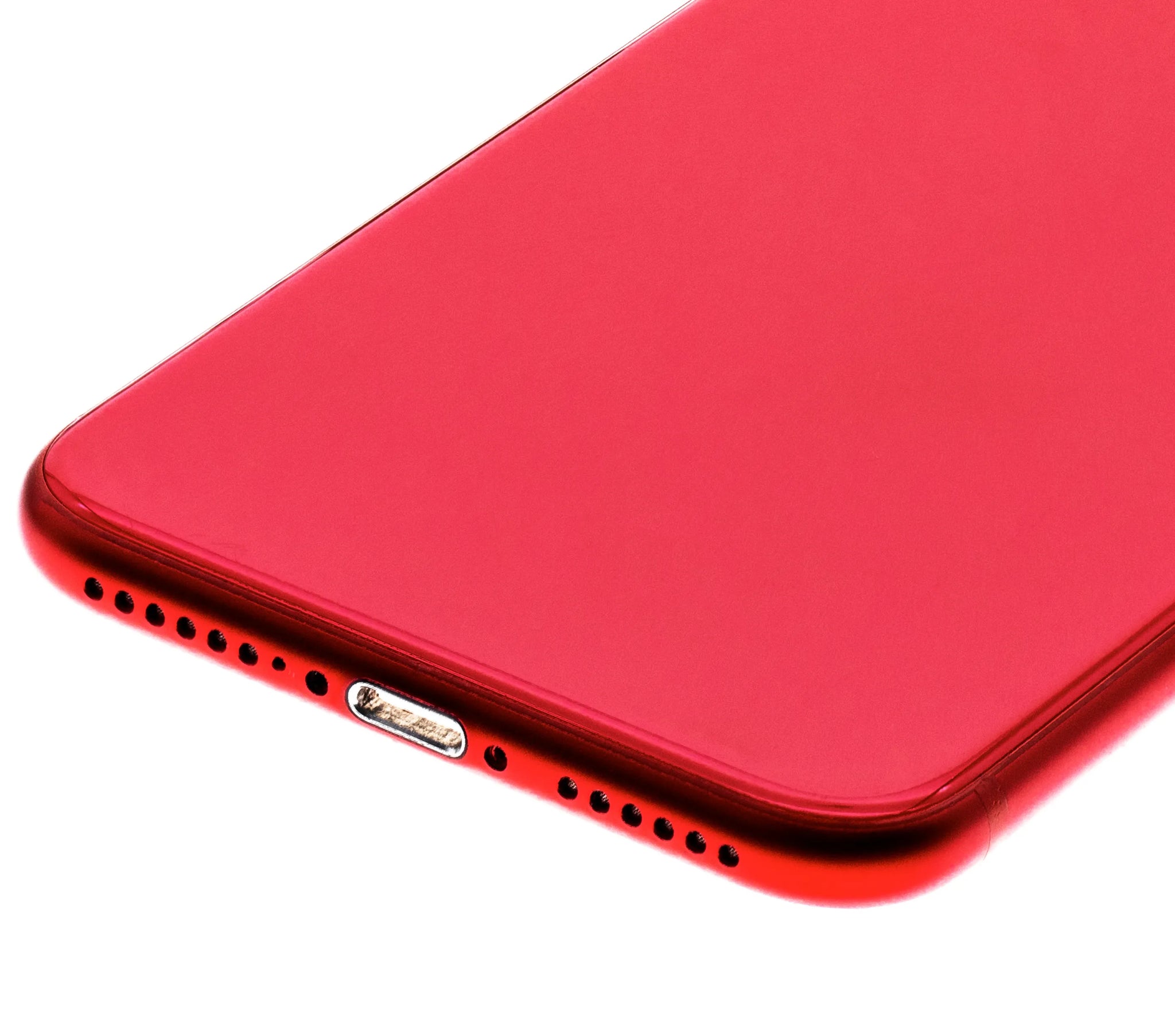 Back Housing W/ Small Components Pre-Installed For iPhone SE (2020) (Used OEM) (Pull) (Red)