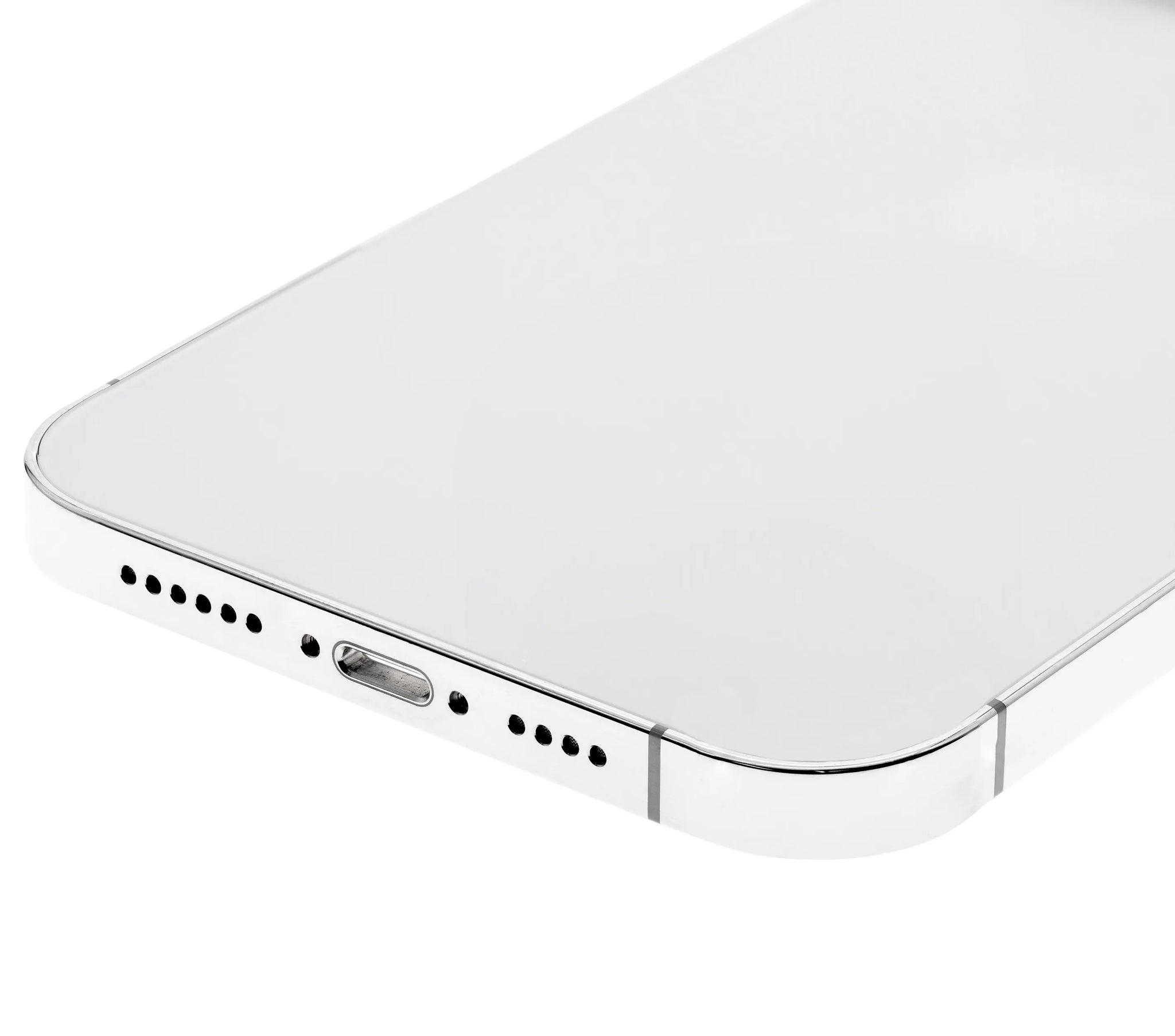 Back Housing W/ Small Parts For iPhone 12 Pro Max (US Version) (Pull) (Silver)
