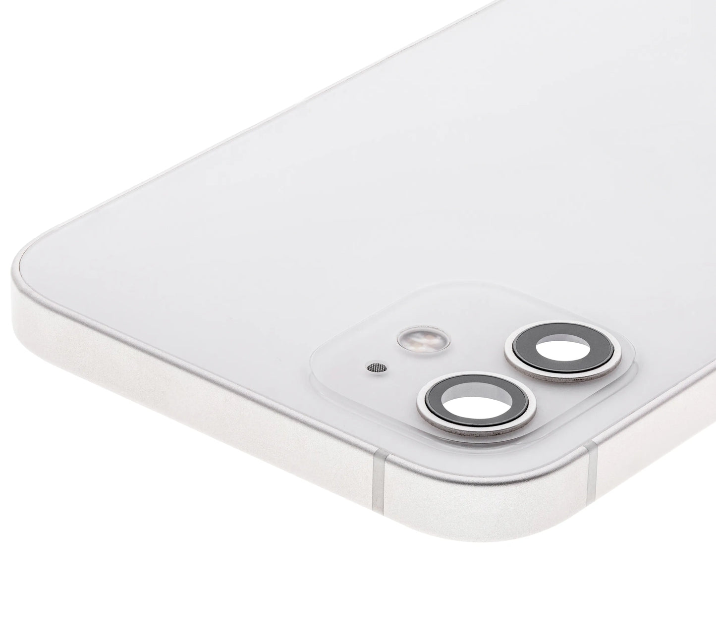 Back Housing W/ Small Parts For iPhone 12 (US Version) (Pull) (White)